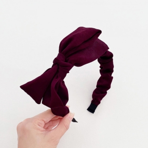 Lady Hairband Bow Satin (LHB9310)